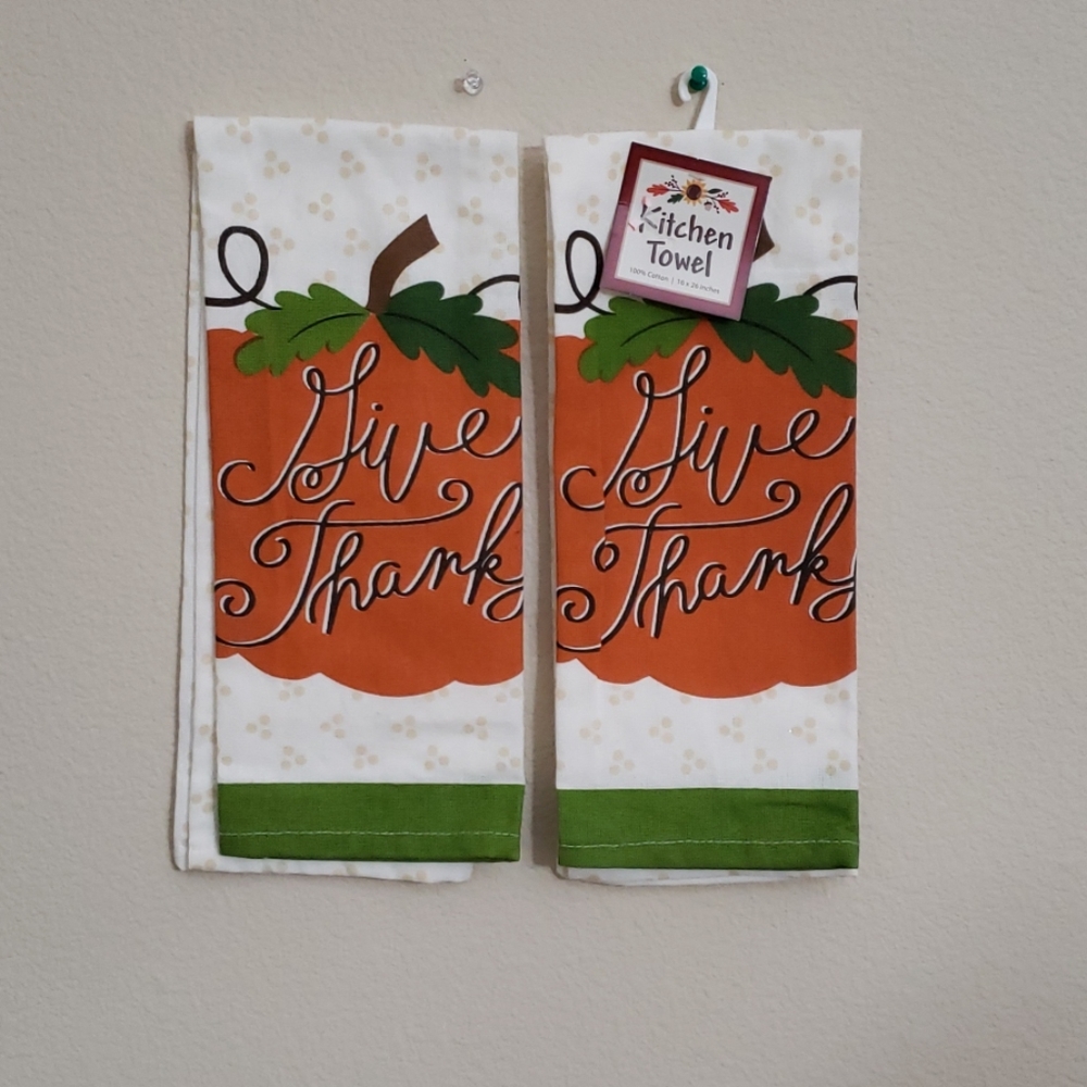 Thanksgiving kitchen towels